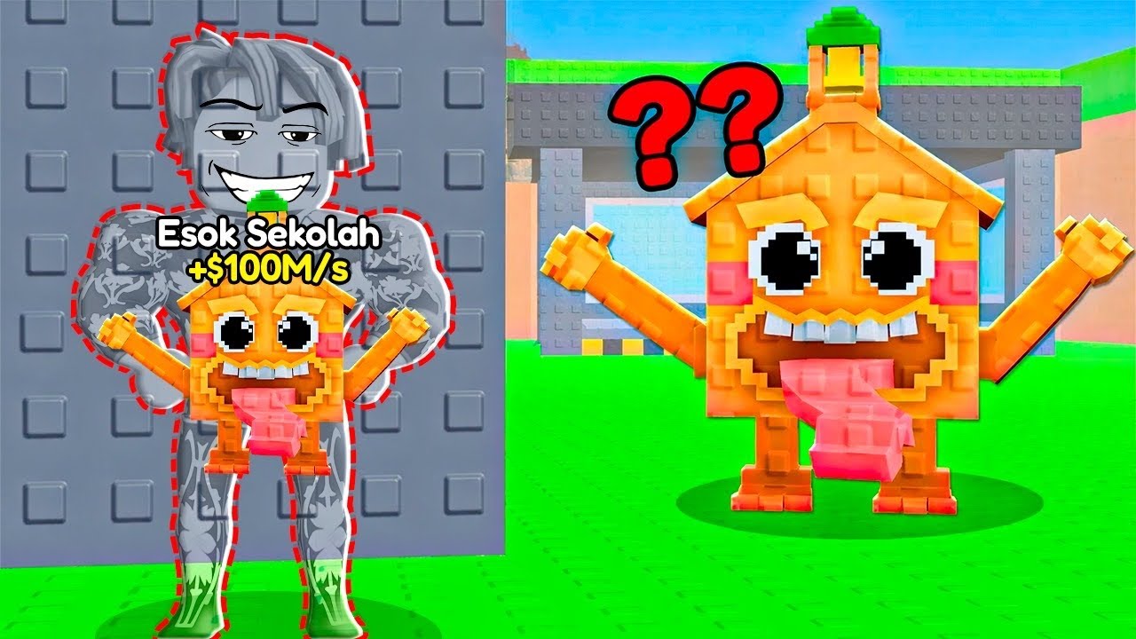 FIQUEI INVISÍVEL PARA ROUBAR BRAINROTS NO ROBLOX