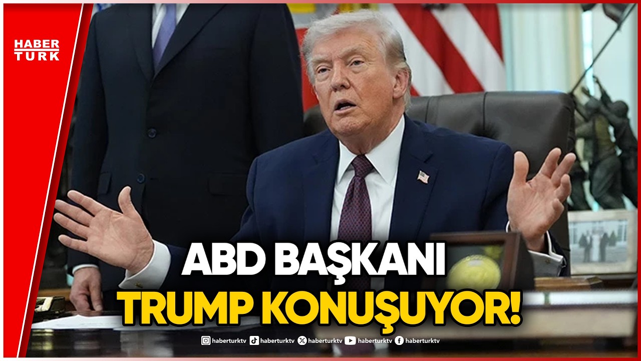 #CANLI - ABD Başkanı Donald Trump, Beyaz Saray'da açıklamalarda bulunuyor