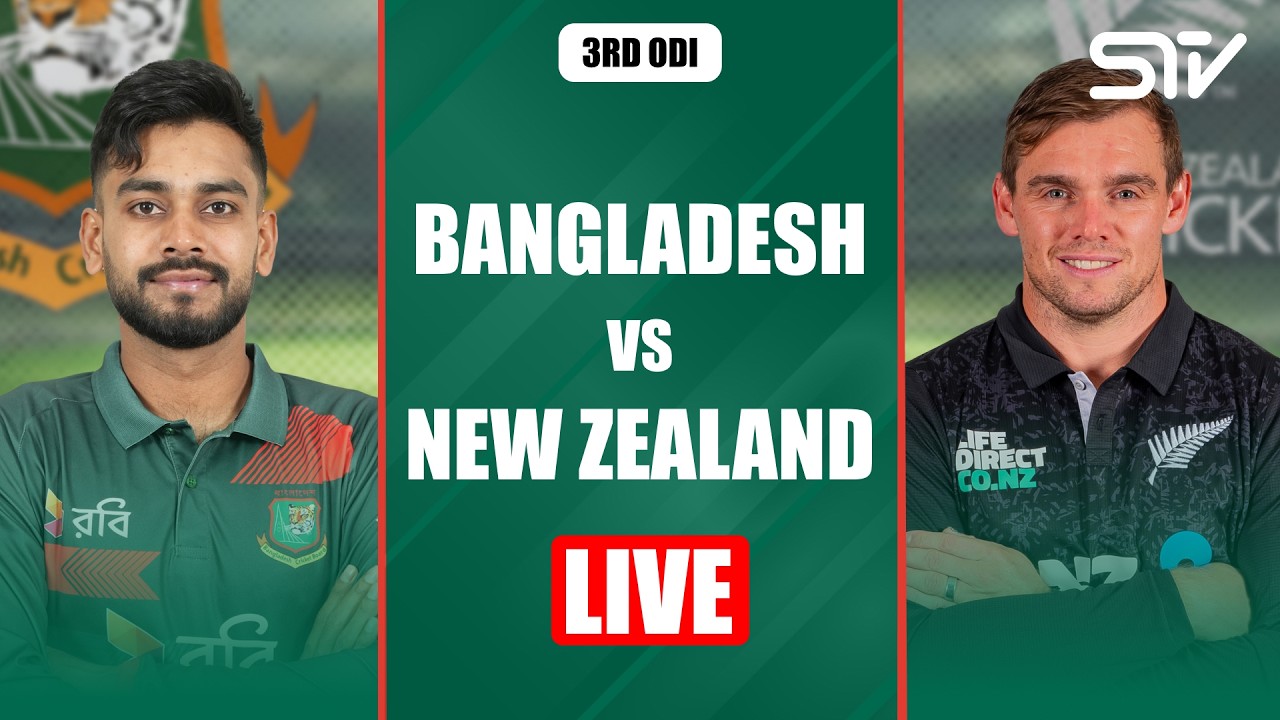 Live | Bangladesh vs New Zealand | Match 03 | ODI Series 2026 | M9G1V