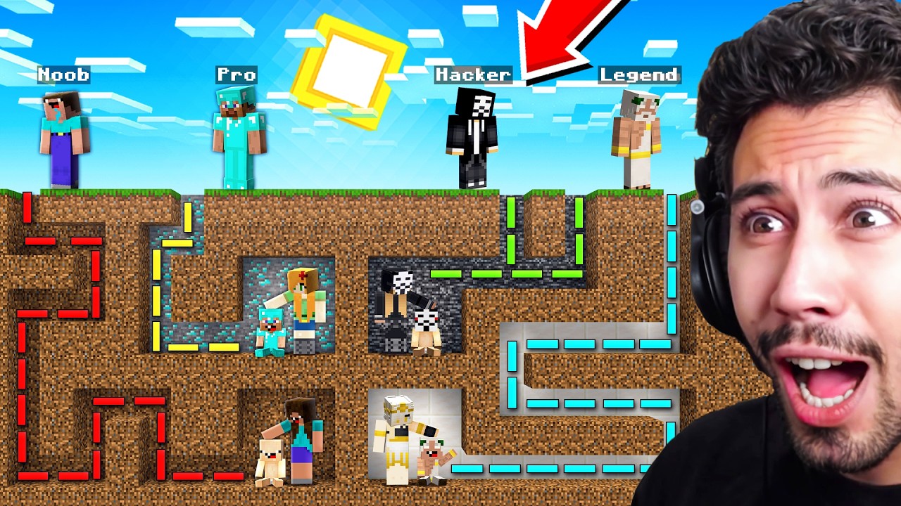 خطفوا الأطفال داخل أخطر متاهة غريبة في قرية ماين كرافت !!؟