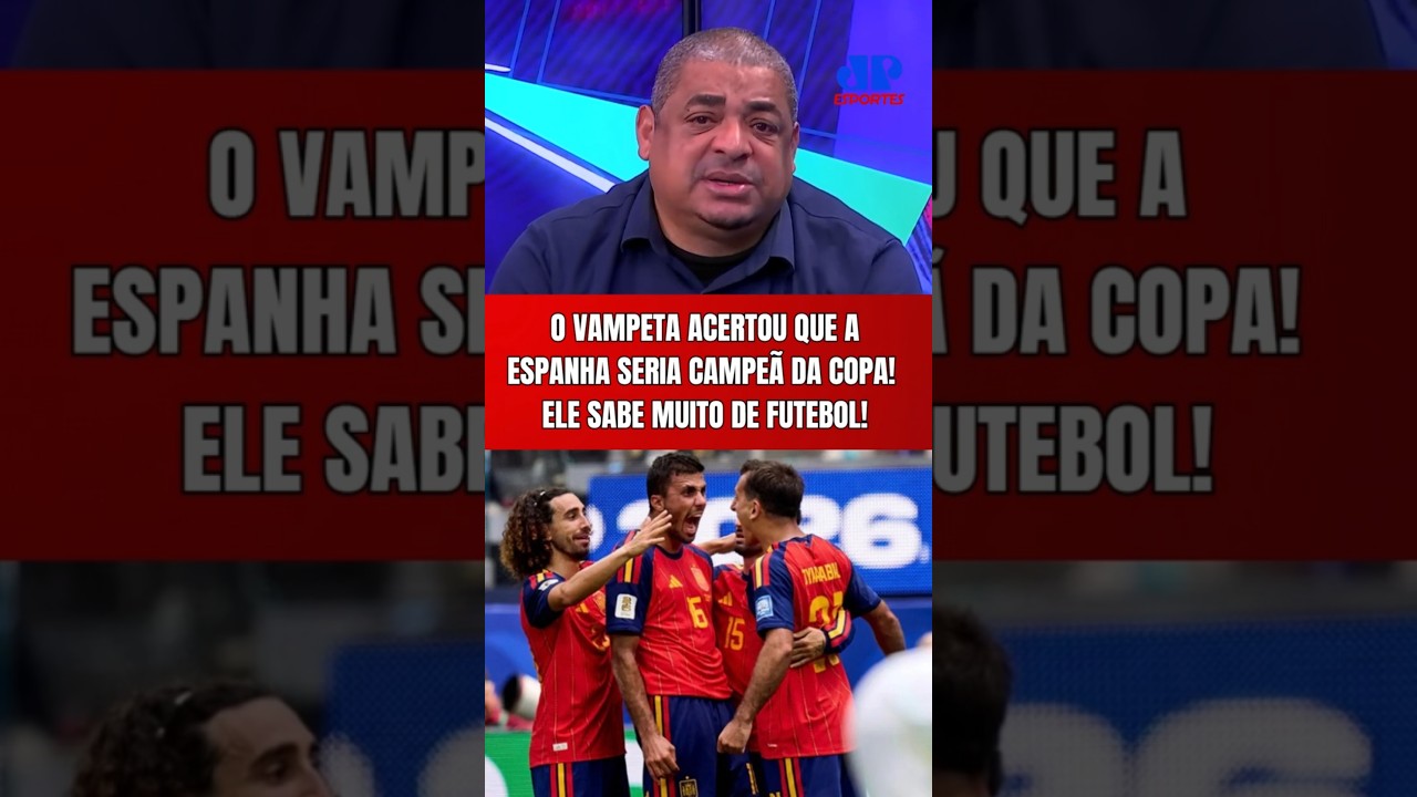 O VAMPETA PREVIU QUE A ESPANHA SERIA CAMPEÃ DA COPA DO MUNDO CONTRA A ARGENTINA! ELE É FO**!