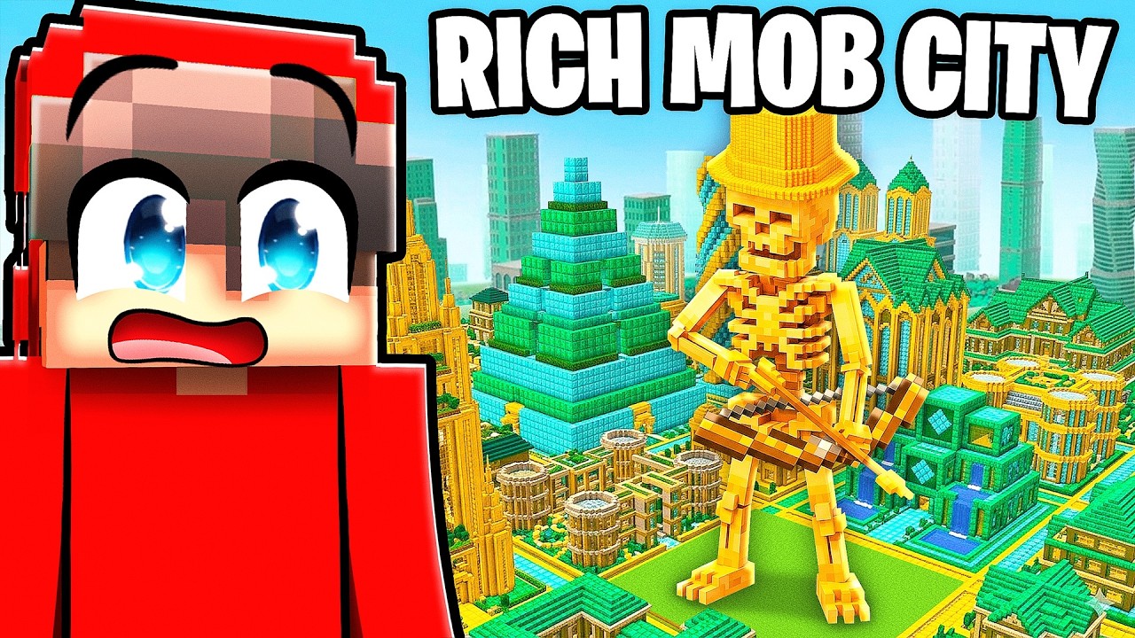 I Found The RICHEST MOB CITY in Minecraft!