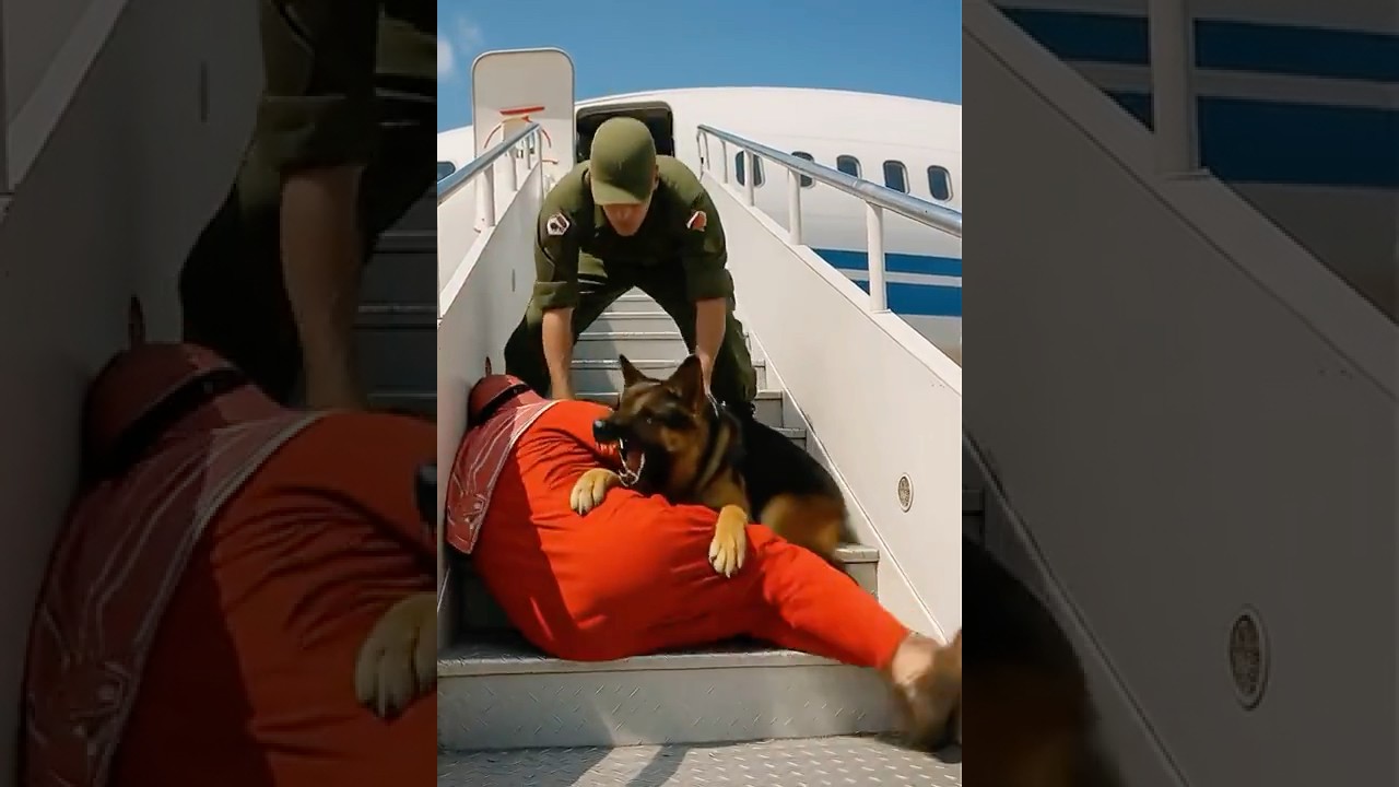 K9 Service Dog Rescues Hundreds on the Airplane  #dog #saves