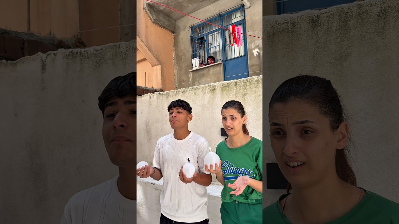 Su Balonu Savaşı Yaptık Bakın Ne Oldu #shortvideo #shorts #comedy #trending