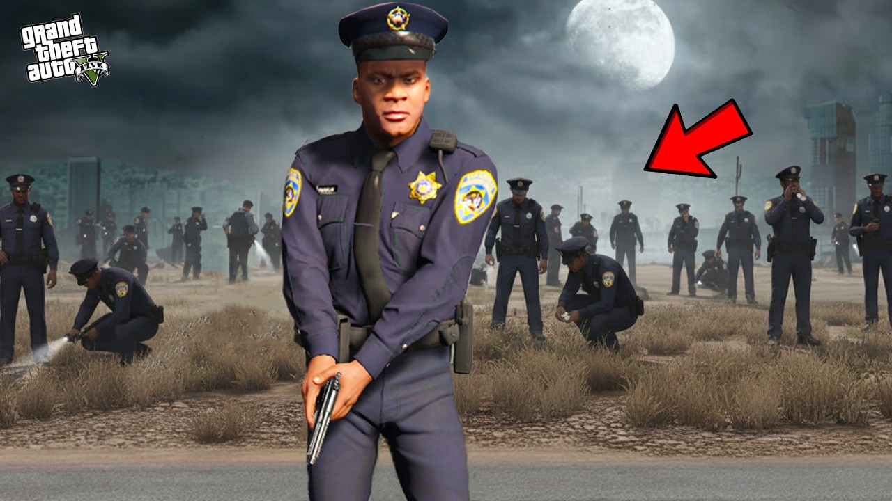 Franklin Going On A Police Mission in GTA 5 !