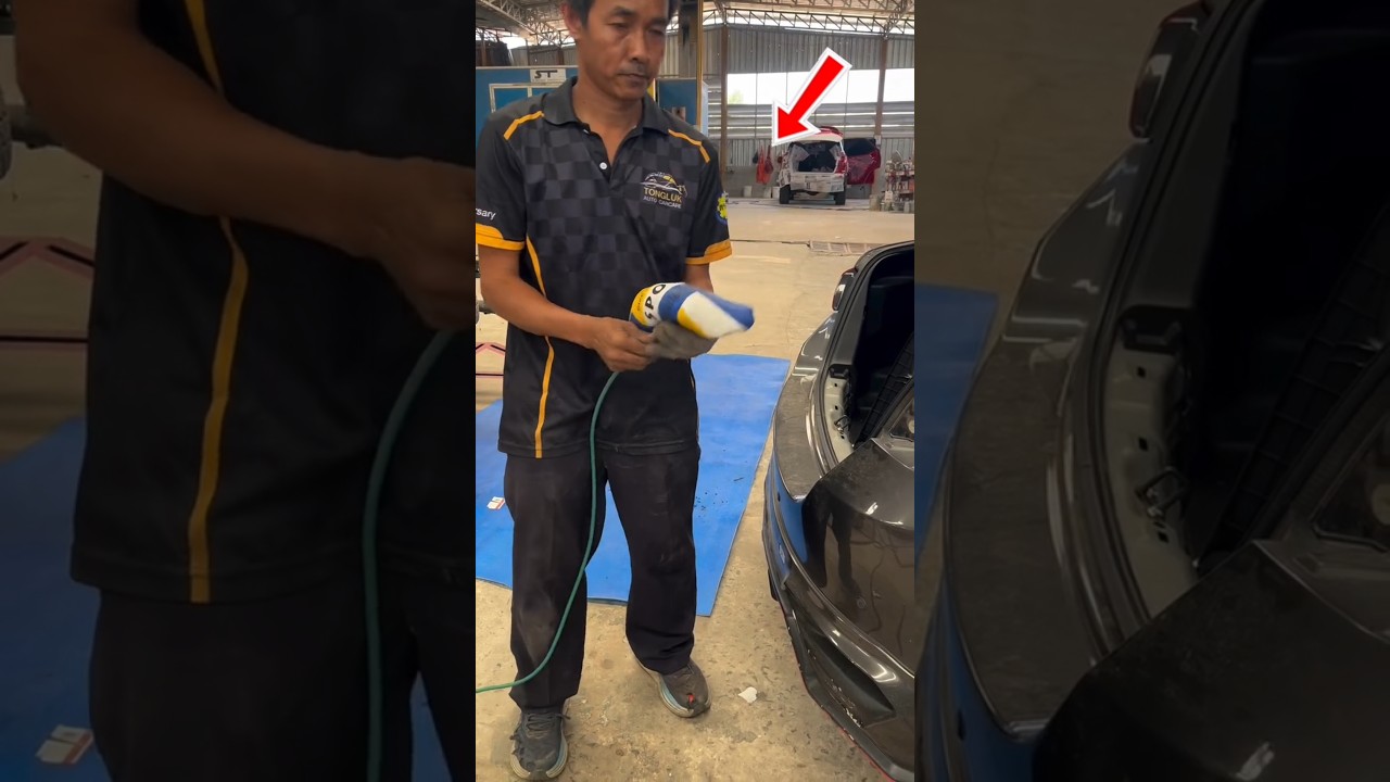 رد صاج سيارته باستخدام الكره كفر