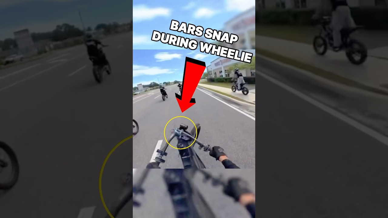 HANDLE BARS EXPLODED!😱