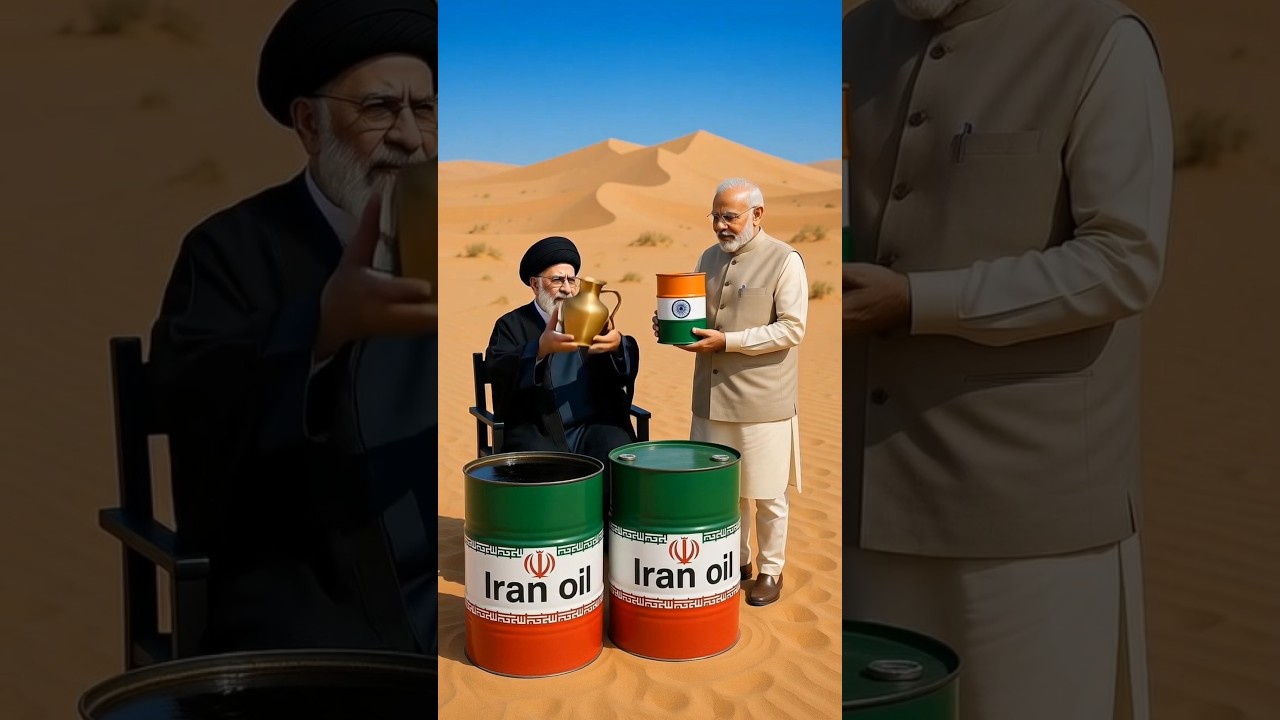 Oil Barrel Surprise Gone Wrong 😂🚀 | Donald Trump vs Ali Khamenei #usavsiran #straitofhormuz