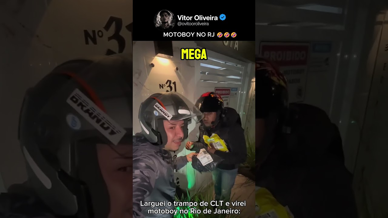 Não vai descer não? SOU MOTOBOY no RJ #Motoboy #fy #reels #Explore #viral