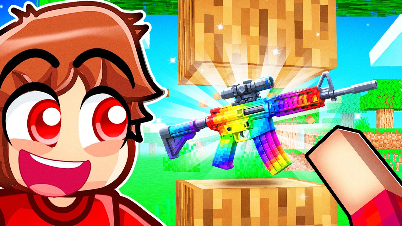 Minecraft, But All Drops Are Guns...