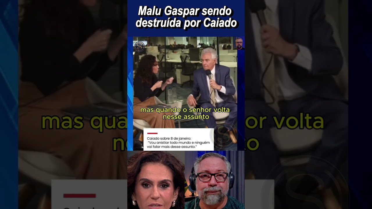 A Globo só quer falar da narrativa do 8 de janeiro.... Veja o que Caiado fez!