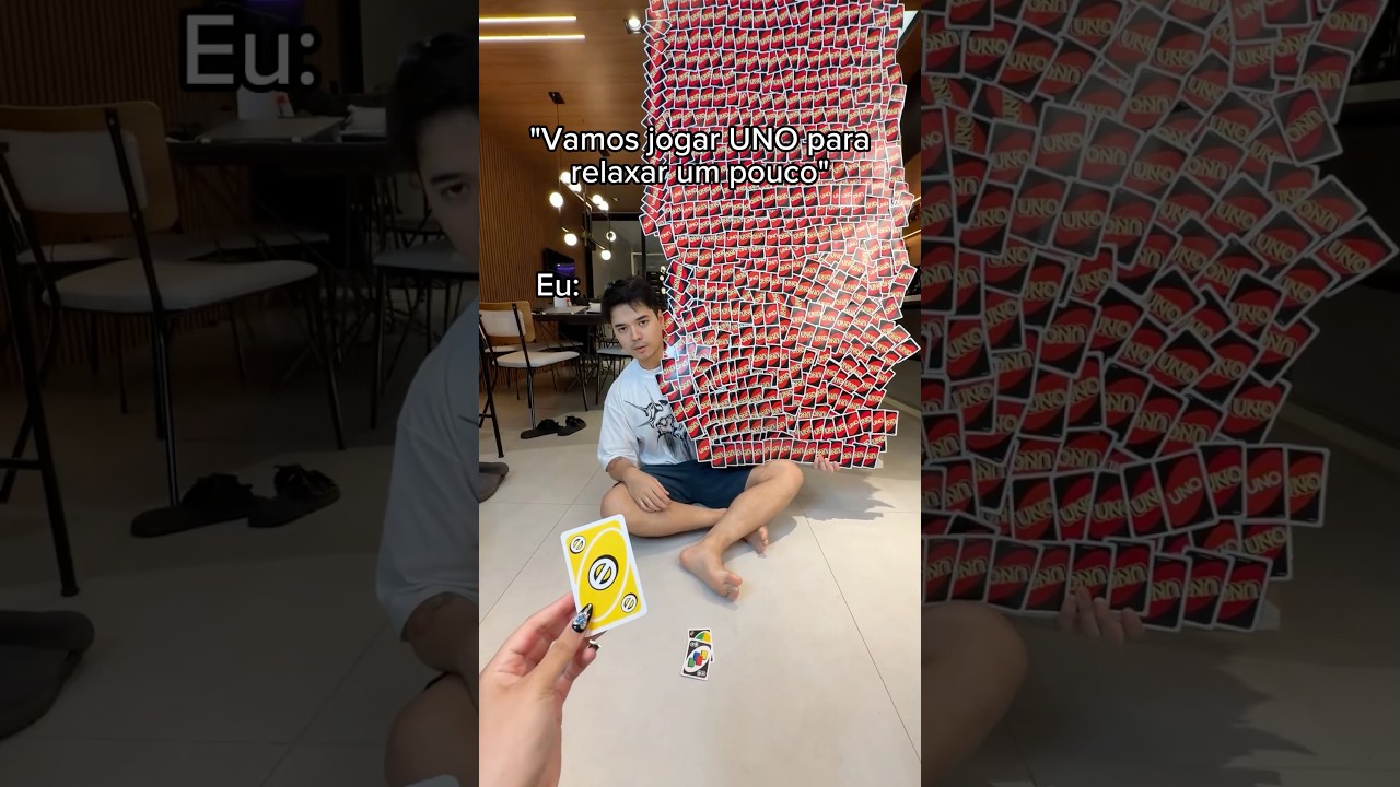 QUANDO VOCÊ TENTA JOGAR UNO PRA "RELAXAR" 😹 KKKKK