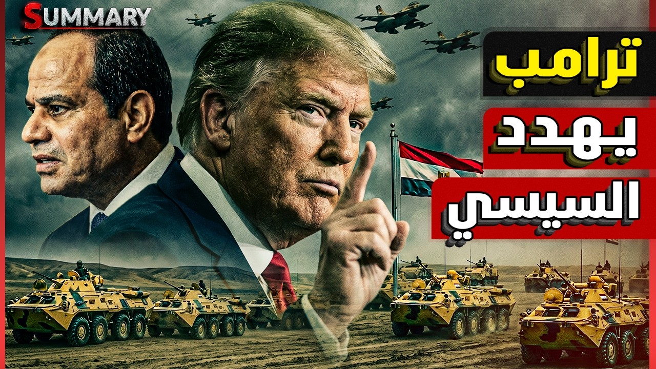 ترامب يهدد السيسي بقطع العلاقات وفرض عقوبات.. ونتنياهو في ذعر من تحركات مصر وتركيا