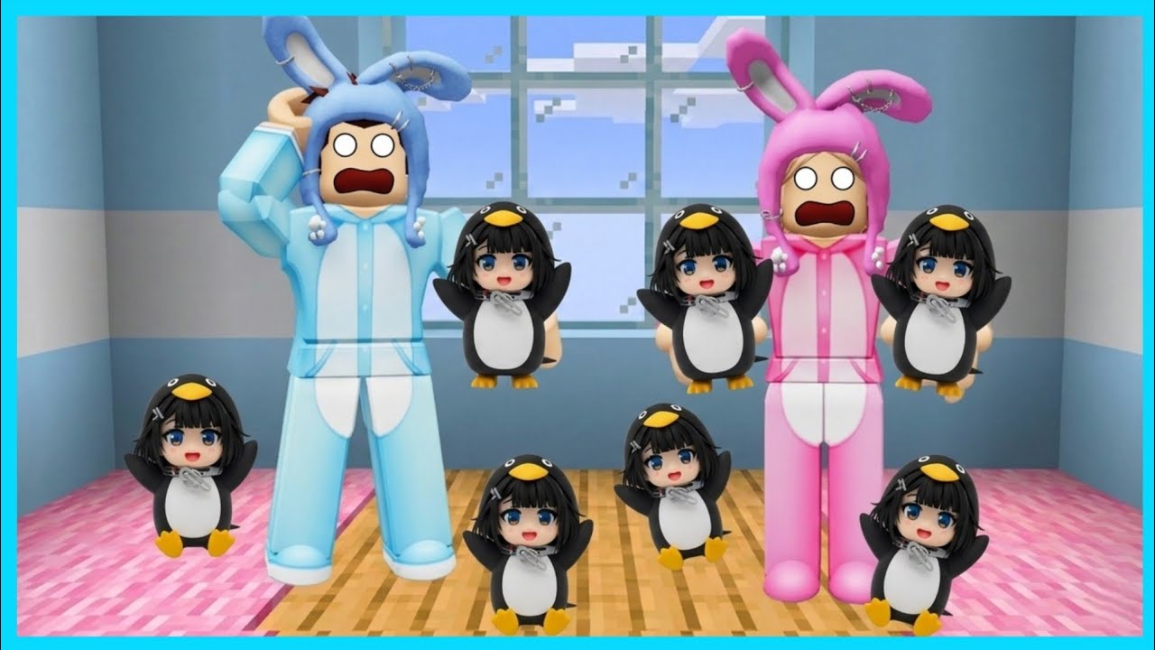 MIPAN & ZUZUZU ADOPSI BAYI GUGUGAGA PENGUIN! ROBLOX