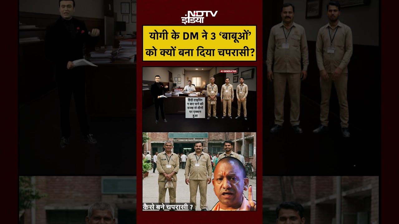 Syed Suhail | Bharat Ki Baat Batata Hoon | Yogi के DM ने 3 बाबूओं को क्यों बना दिया चपरासी? #shorts