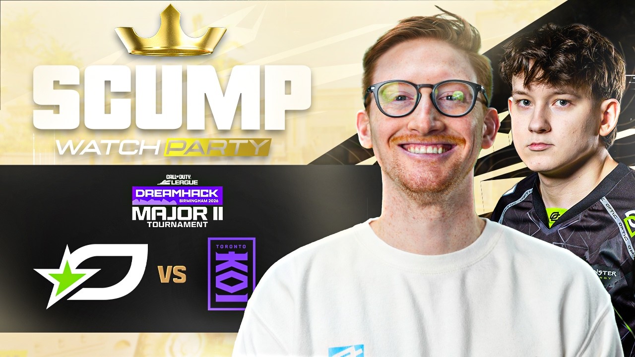 OpTic TEXAS vs TORONTO KOI!! SCUMP WATCH PARTY - CDL BIRMINGHAM MAJOR 2 DAY 1