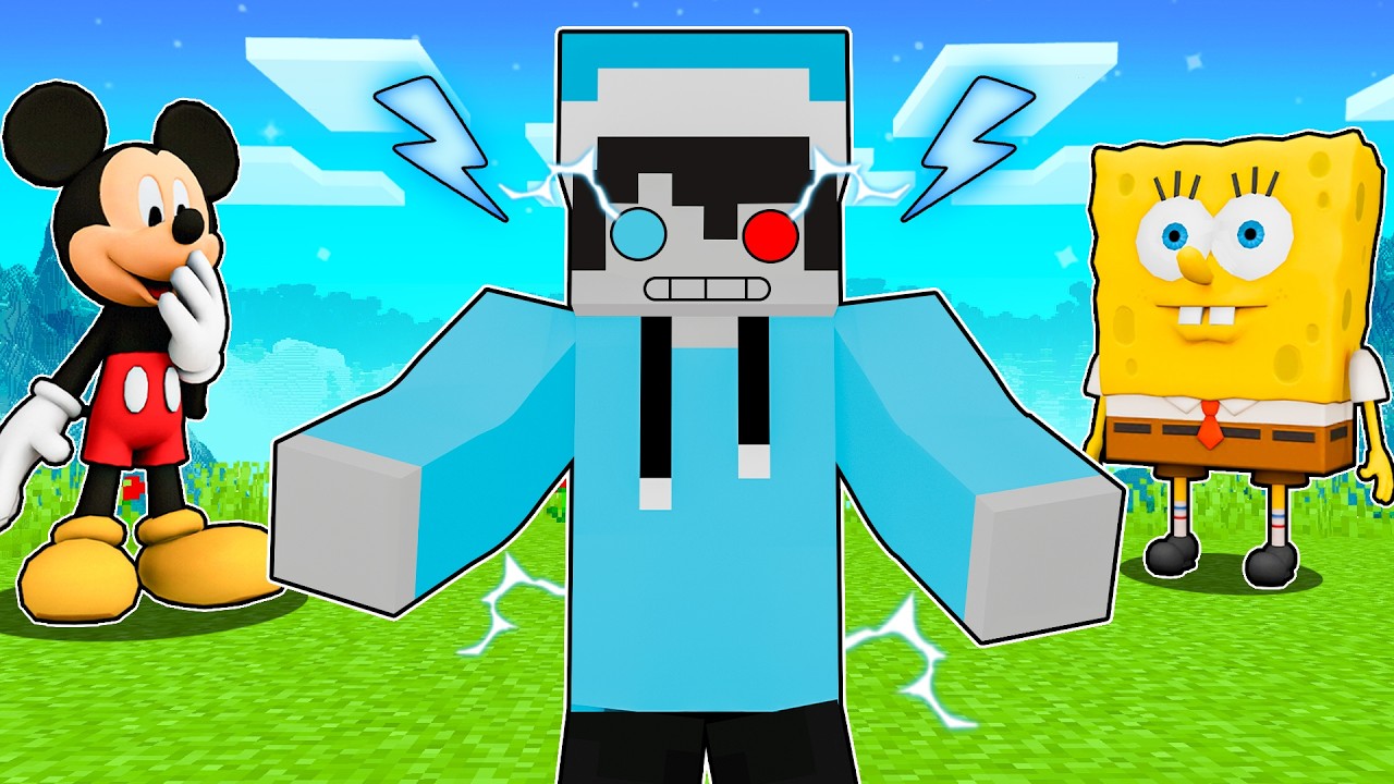 ماين كرافت لكن جمسه صار روبوت !!؟ 🤖🤯