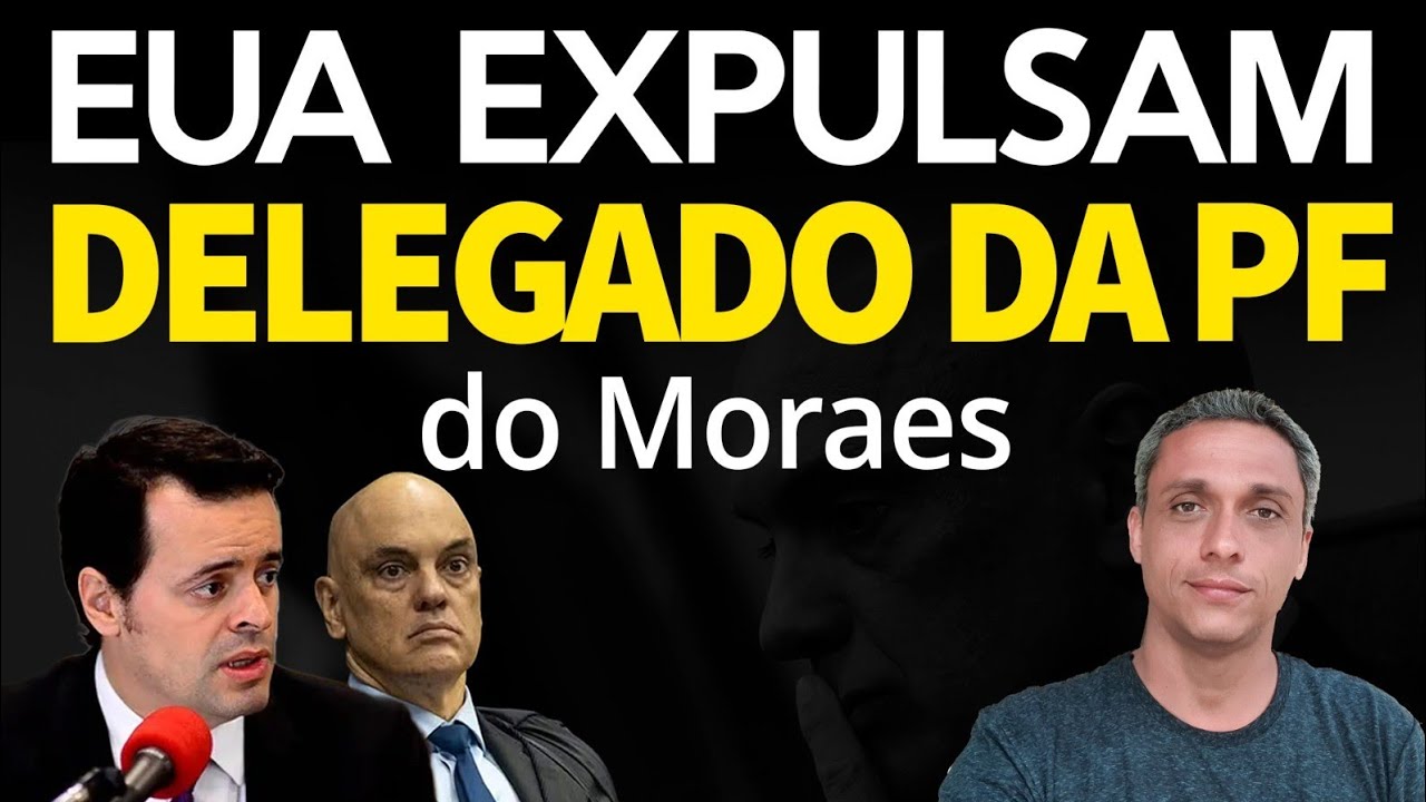 TRUMP expulsa delegado da PF do Moraes após prisão do Ramagem