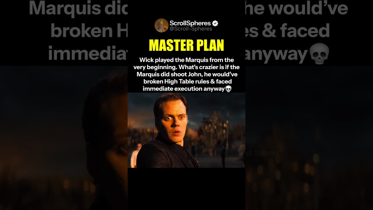The Marquis Was Doomed Either Way - John Wick 4
