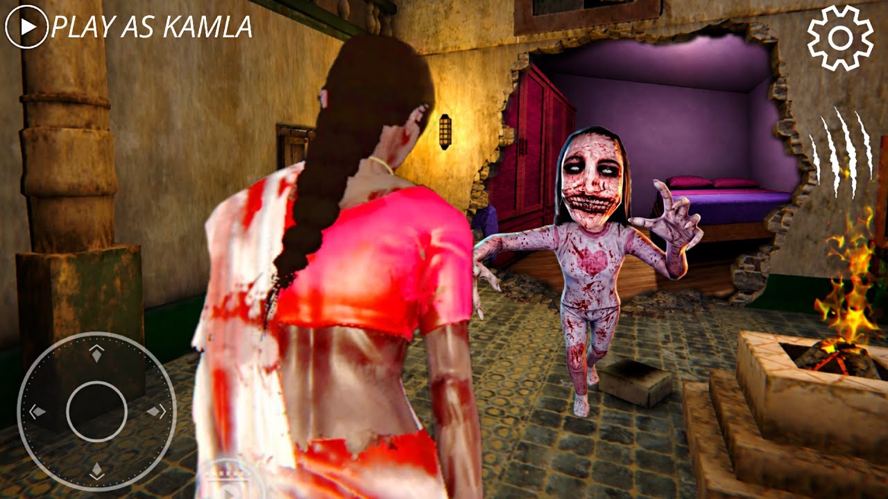 PLAYING AS KAMLA IN MATILDA HORROR GAME || KAMLA VS SCARY MATILDA