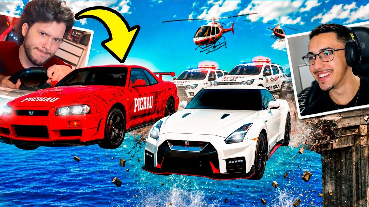 Dando FUGAS VIRAIS com UM  PROFISSIONAL no GTA 5 RP!!
