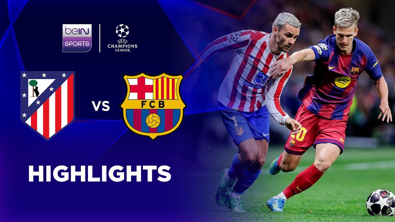 Atlético Madrid 1-2 Barcelona (Agg. 3-2) | Champions League 25/26 Match Highlights