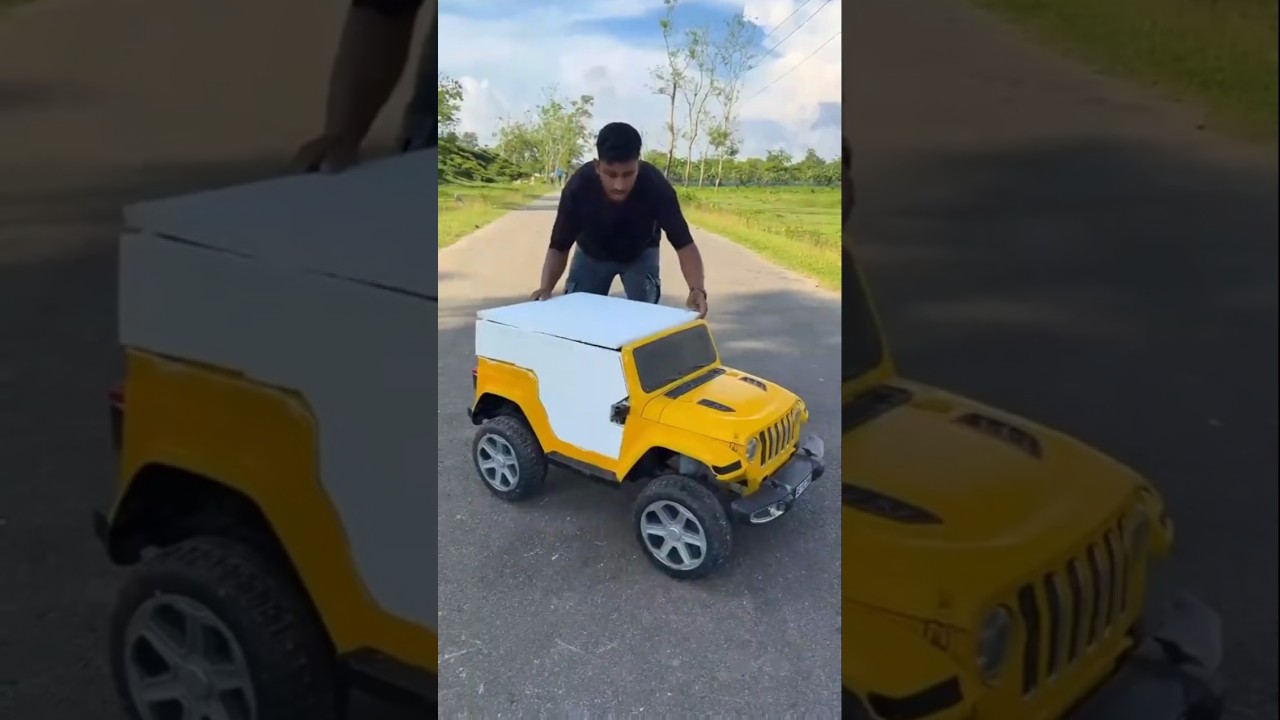 أبي حوّل سيارتي إلى وحش للطرق الوعرة! 🚗🔥#shorts  #shortvideo