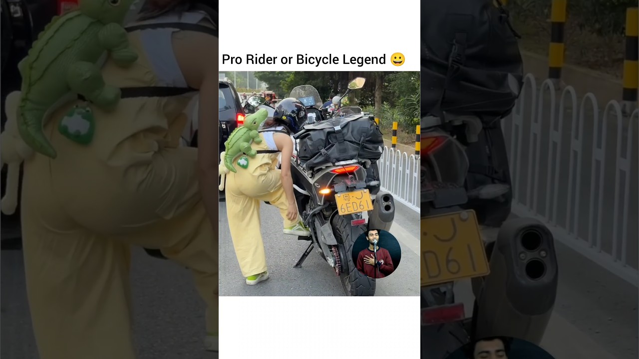 Pro Rider or Bicycle Legend 😀 #shorts #funny #reaction #bike #viral #video
