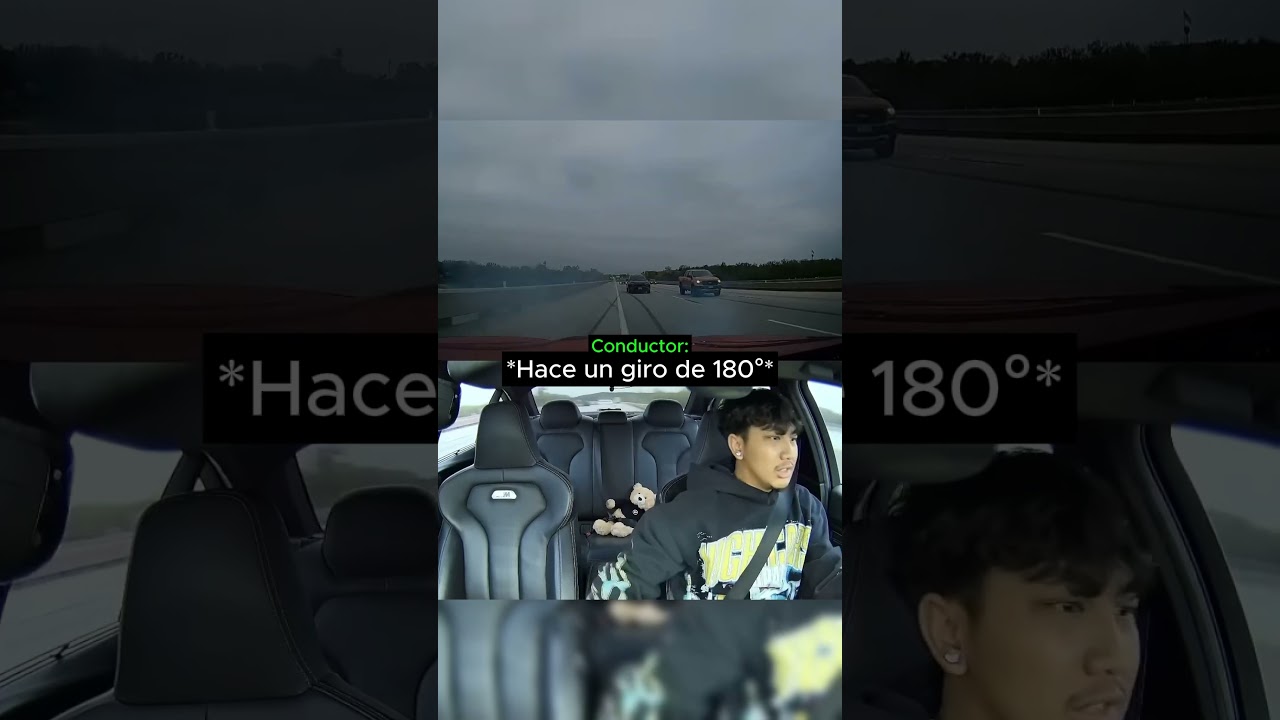 Conductor salva su BMW tras perder el control a alta velocidad 😳