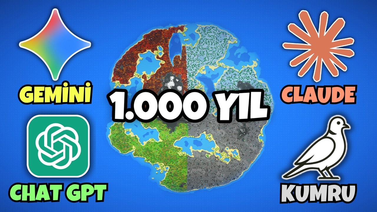 4 Yapay Zeka 1.000 Yıl Boyunca Savaşırsa Ne Olur? | Worldbox