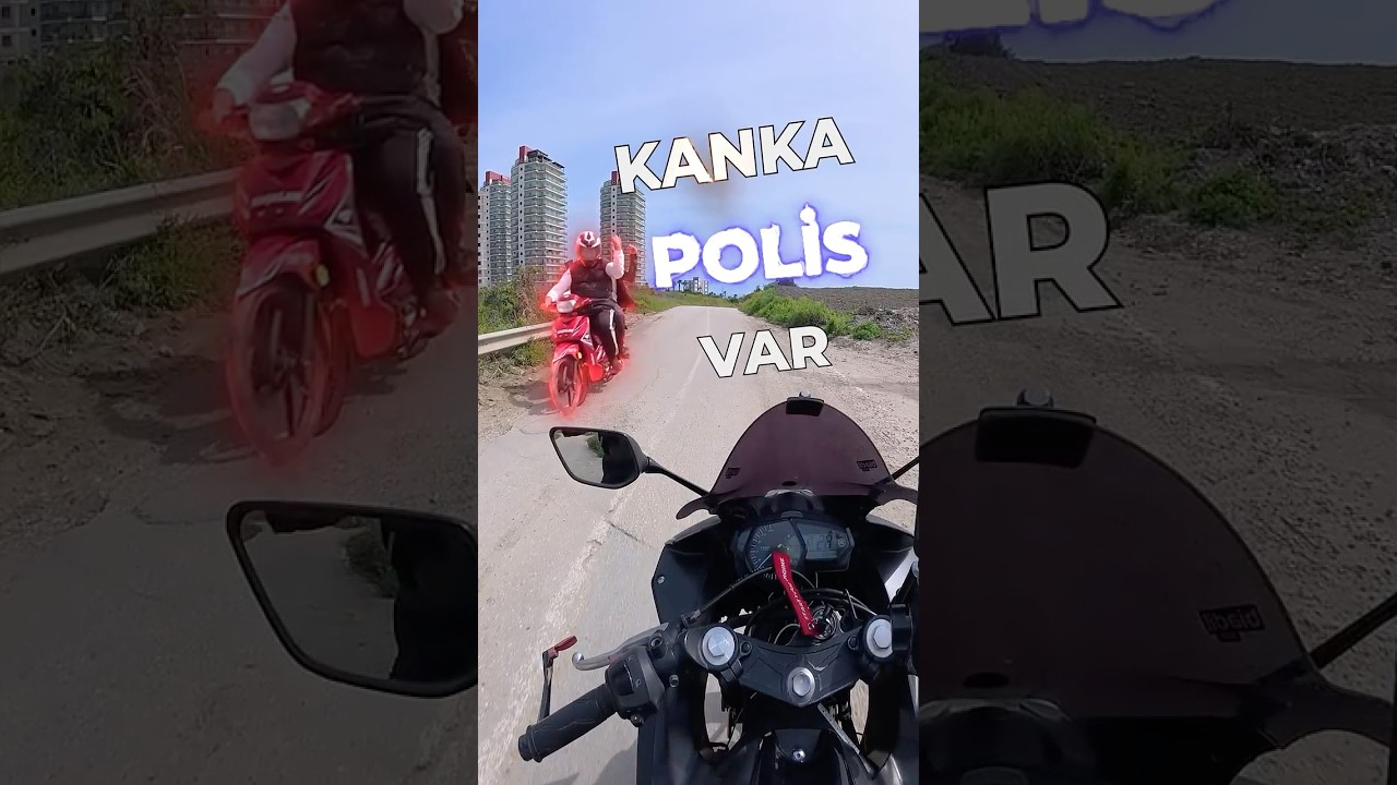 Polisten kaçamadılar 😅