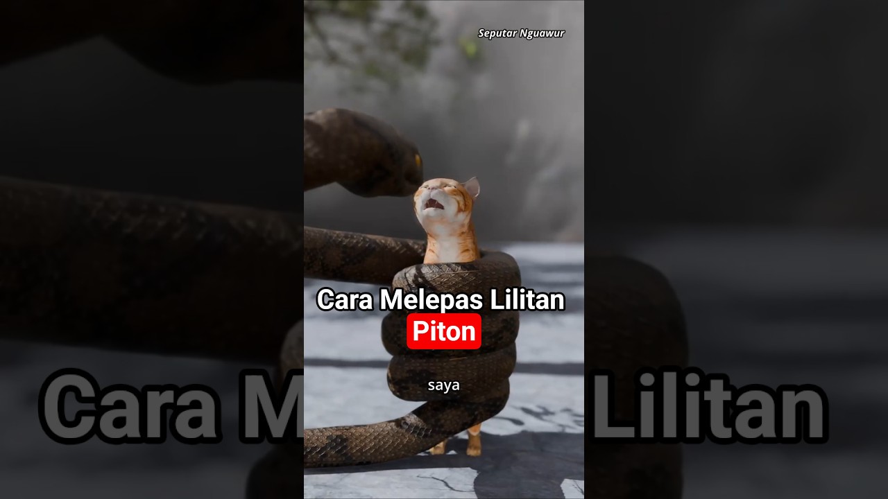 Cara Melepas Lilitan Piton #seputarnguawur