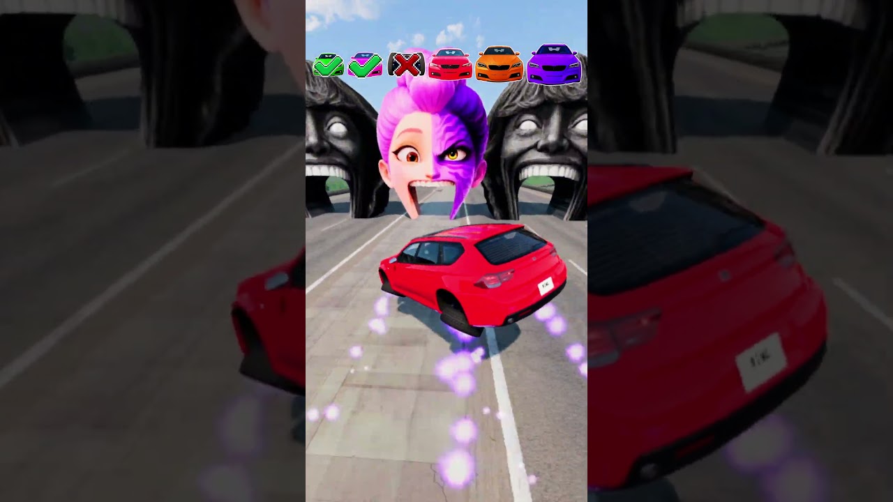 Big & Small Cars vs 67 X Rumi X 67 #beamng   #kpop