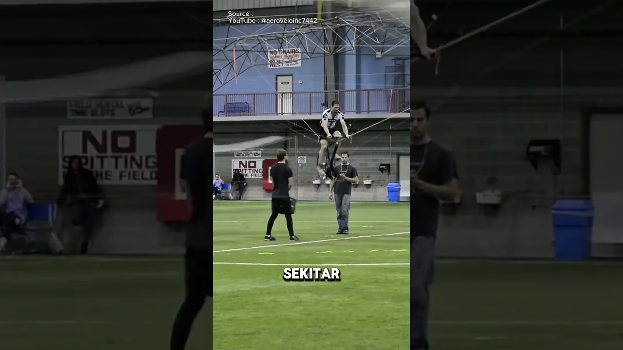 Helikopter Tenaga Manusia yg Terbang 64 Detik 😲