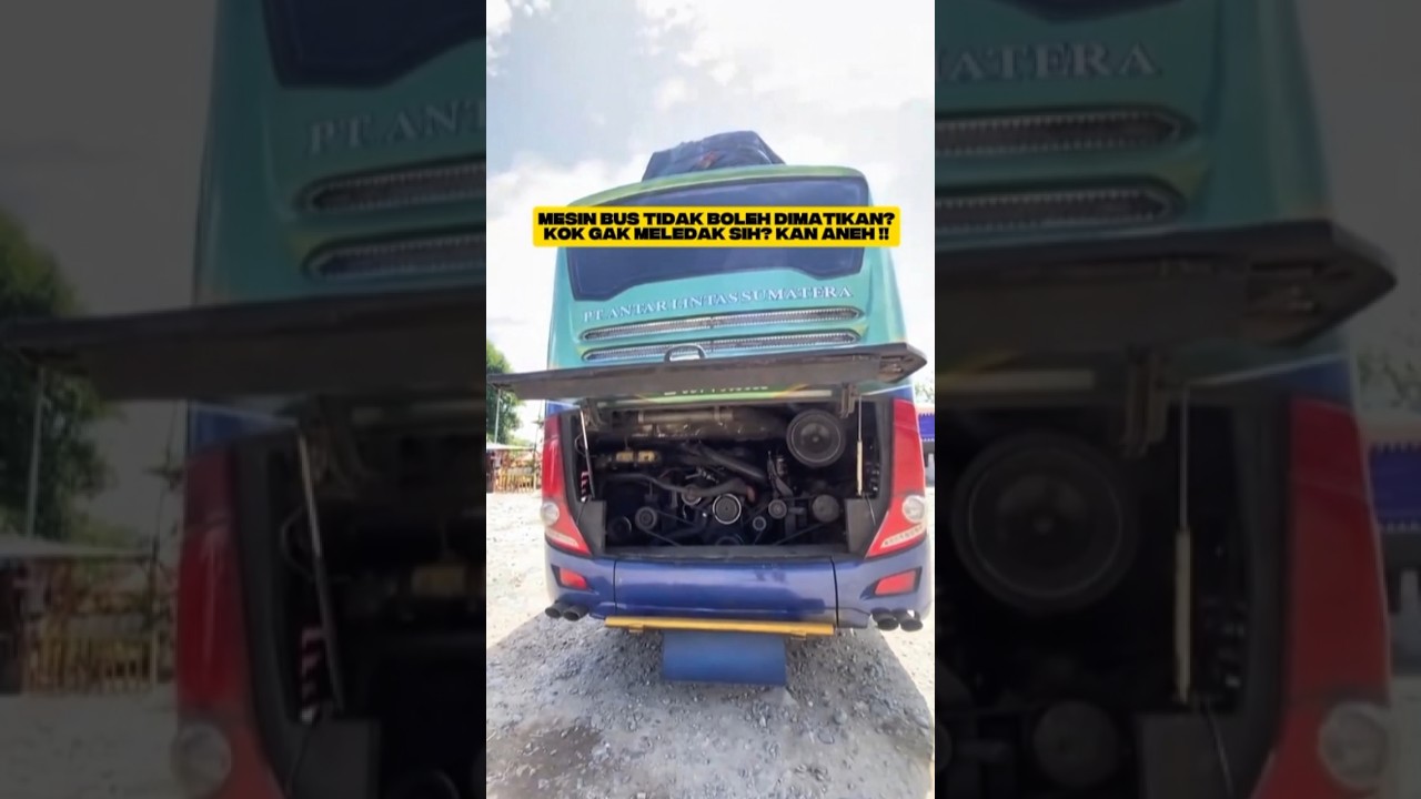 GILA!! TERNYATA MESIN BUS GAK PERNAH MATI CUK!