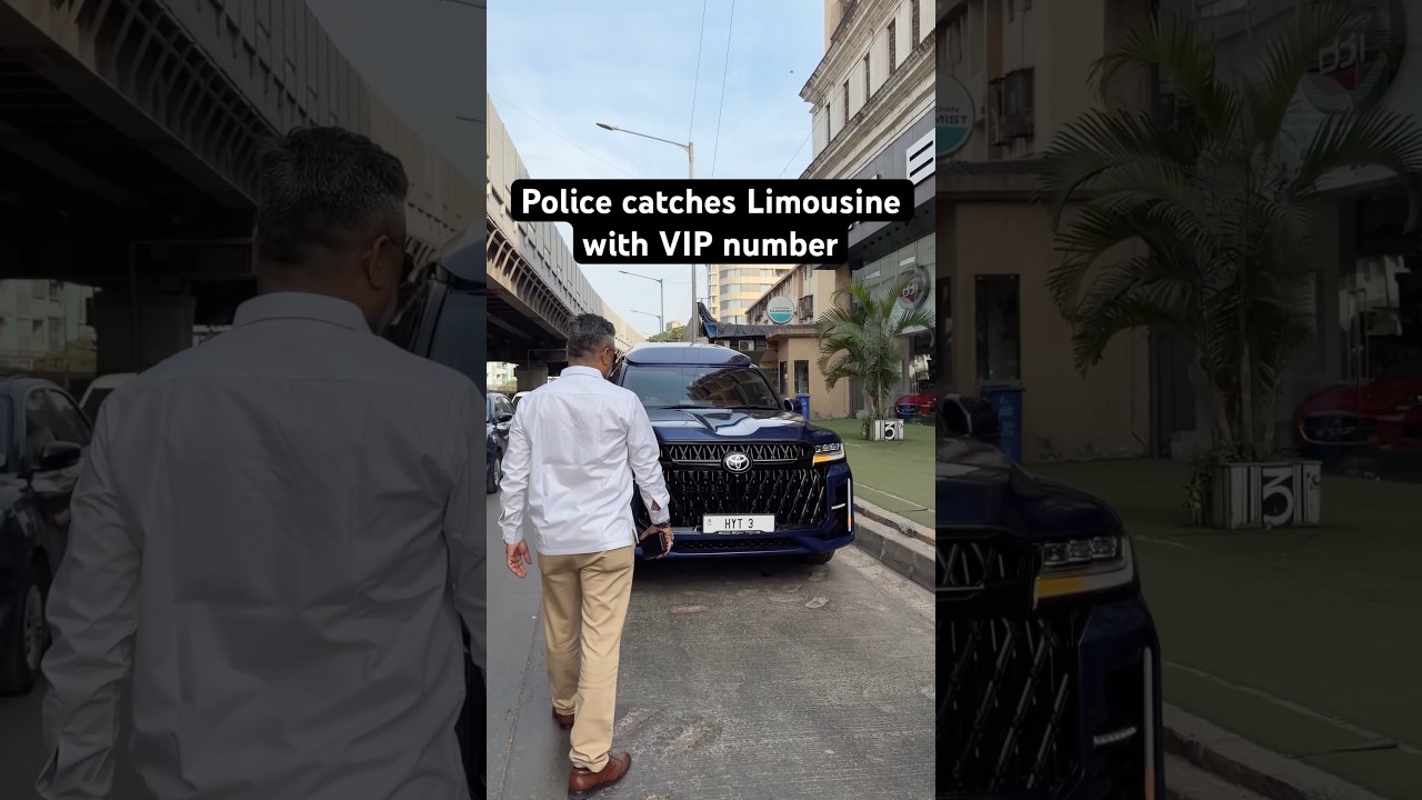 Police catches Limousine with VIP Number
