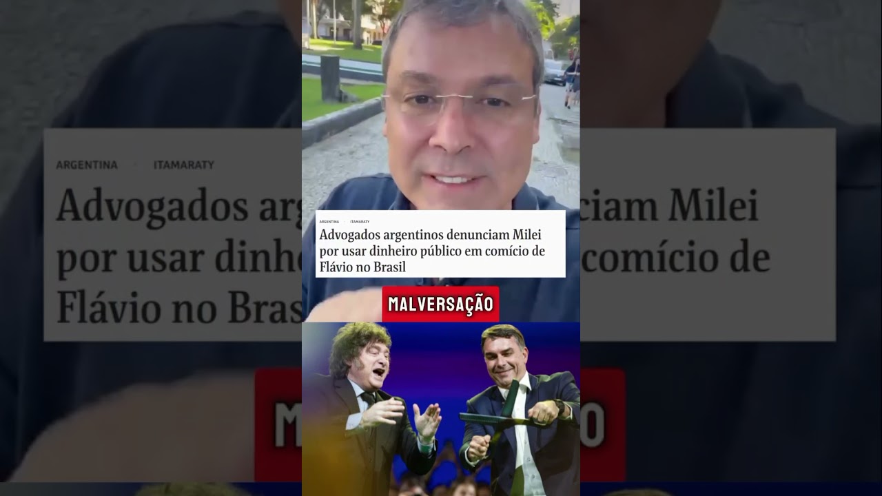 LINDBERGH FARIAS DIZ QUE MILEI ESTÁ SENDO "MASSACRADO POLITICAMENTE" NA ARGENTINA