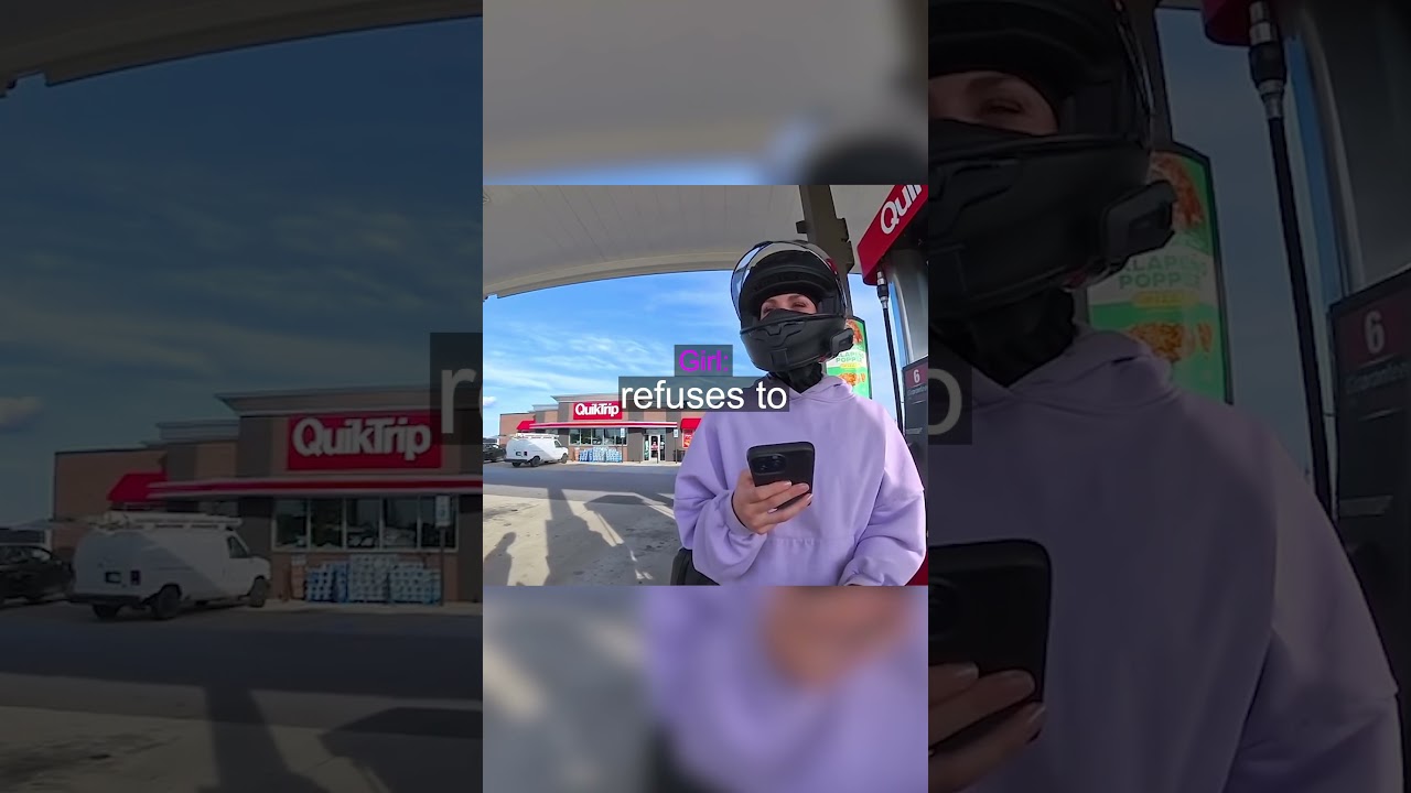 She asked a famous motovlogger to loyalty test her boyfriend… and he follows her 😳 - Published by Noah The Biker
