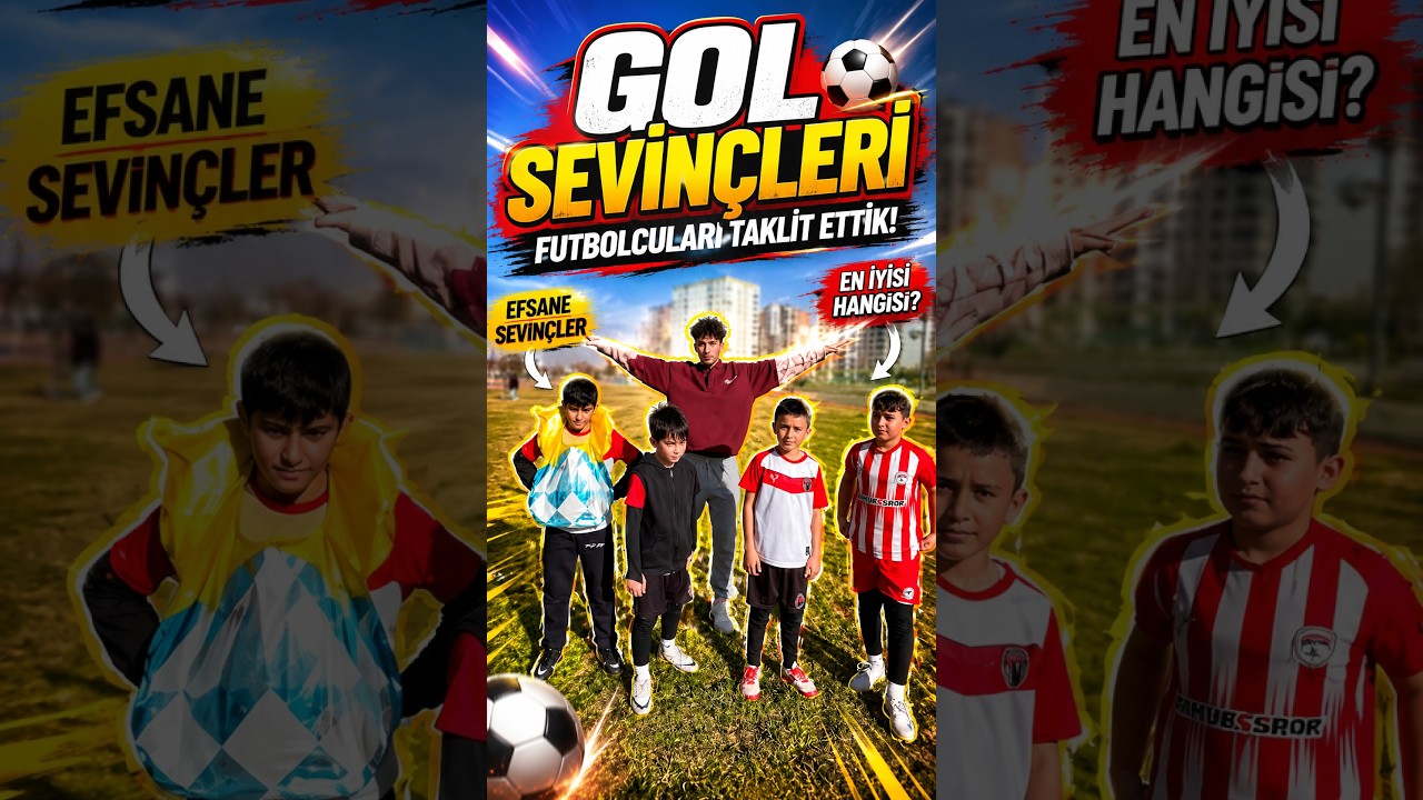 Efsane Gol Sevinçlerini Taklit Ettik! 😂⚽