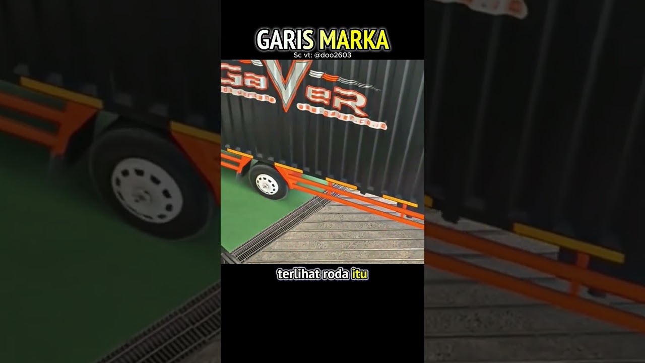 TRUK INI BERJALAN TAPI RODA SEPERTI TIDAK BERPUTAR #shorts