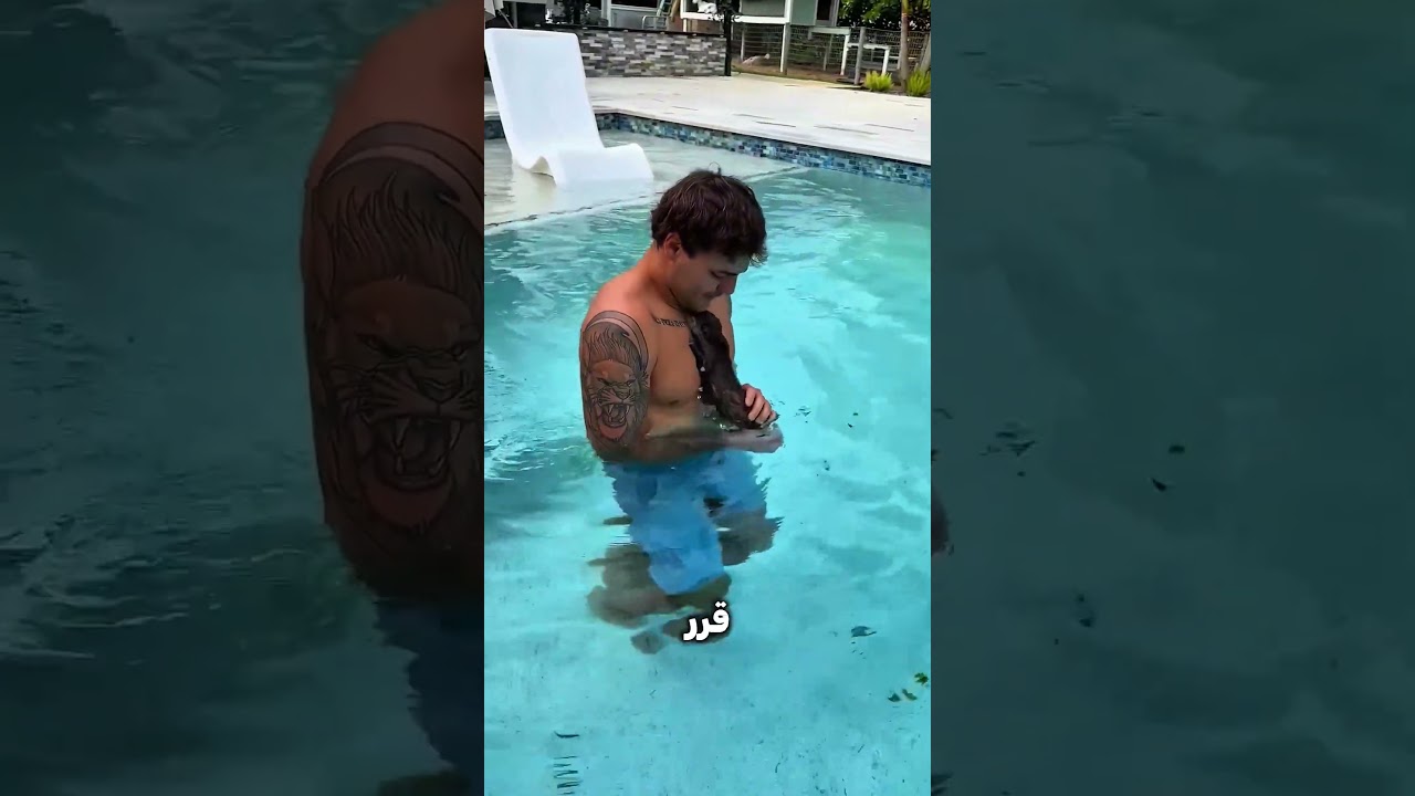 اسمه ووتر… لكنه بيخاف من الميه! 😱💦😂