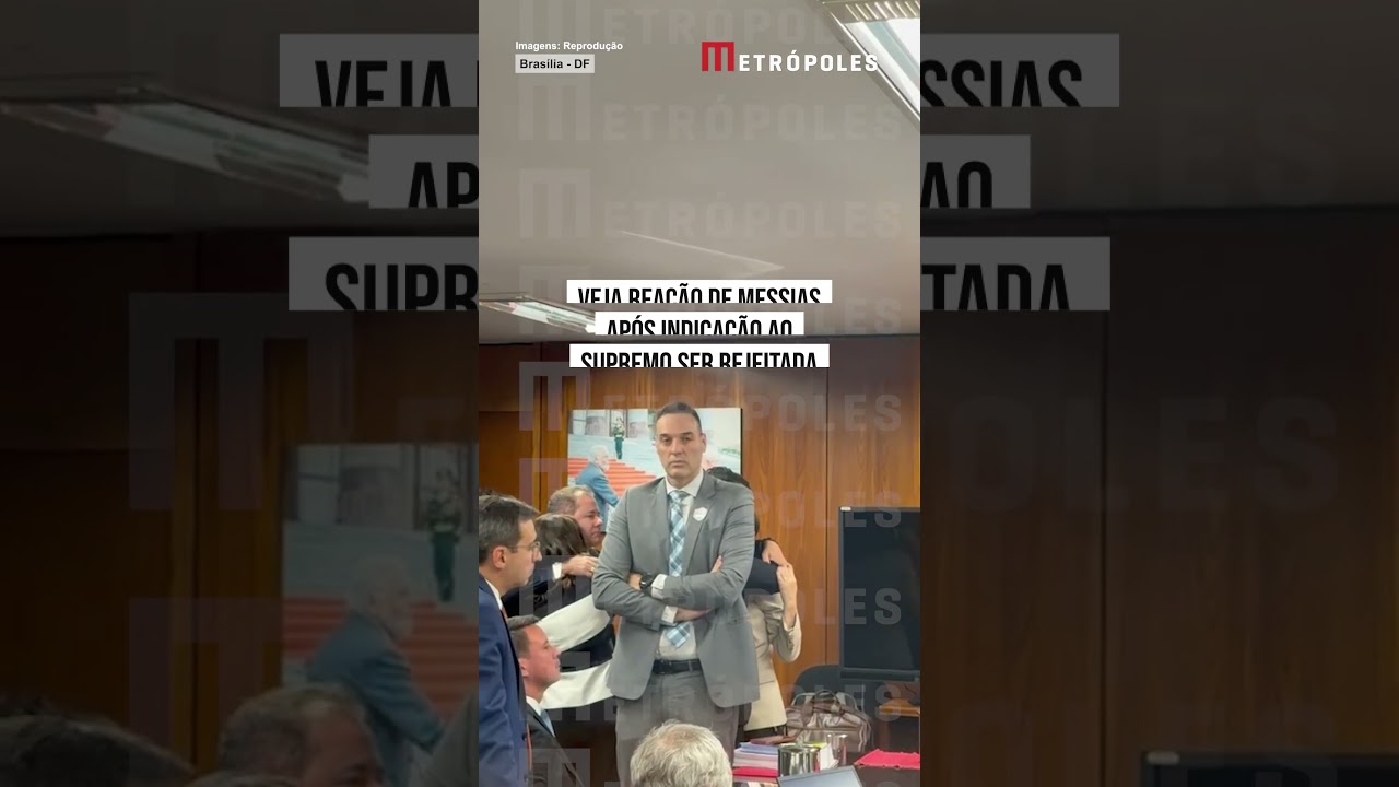 Veja a reação de Messias após indicação ao Supremo ser rejeitada