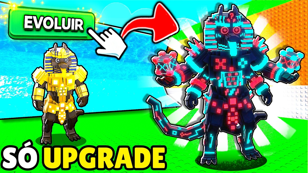 COMECEI COM SÓ EVOLUÇÃO no FUJA DO TSUNAMI PARA BRAINROTS