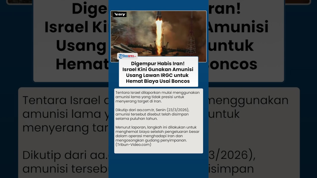 Dibabat Habis Iran, Israel Gunakan Amunisi Usang untuk Hemat Biaya di Tengah Konflik Panas