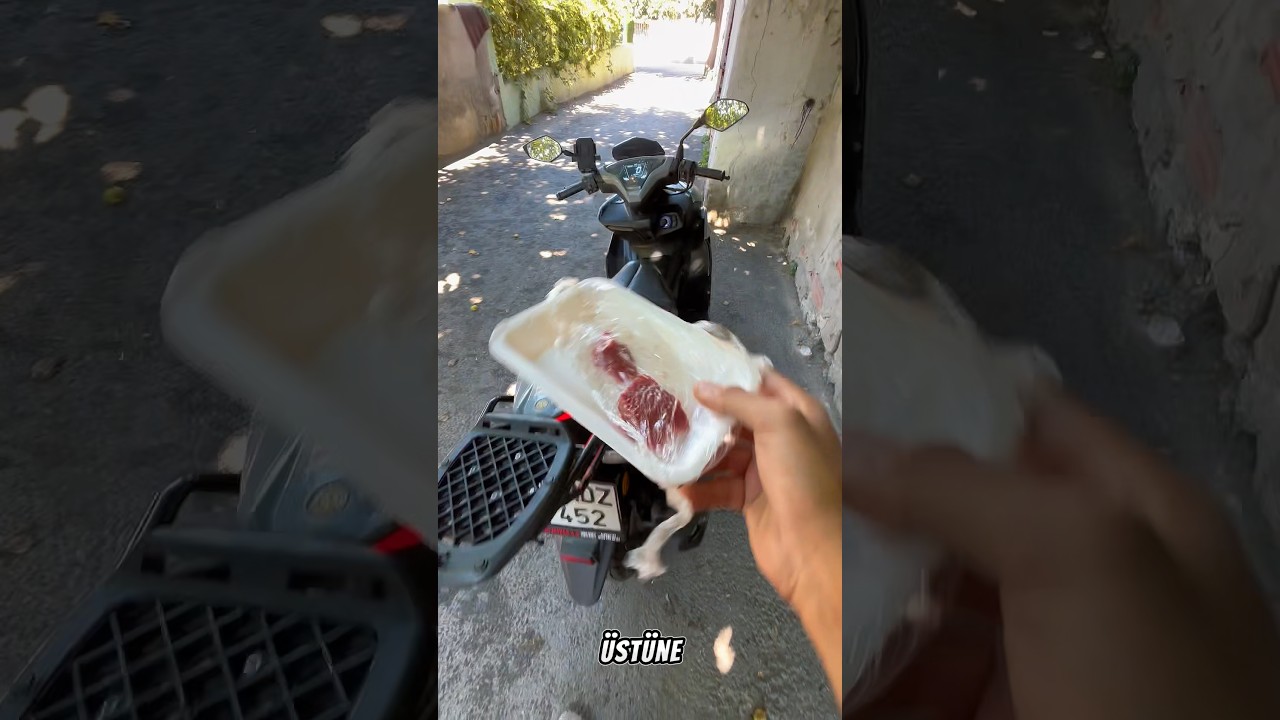 Sıcacık Egzozda Et Pişirdik