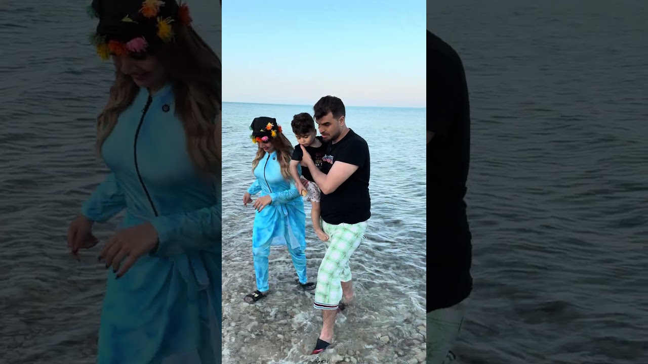 سابت الطفل ع البحر لوحده (خلوا بالكم من اطفالكم )