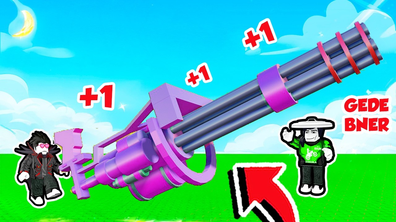 +1 KITA EVOLUSI TEMBAKAN DARI KECIL SAMPAI OP DI ROBLOX!!!