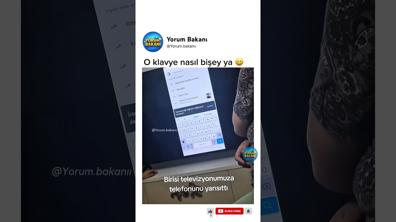 klavye düzenine bakk 😄