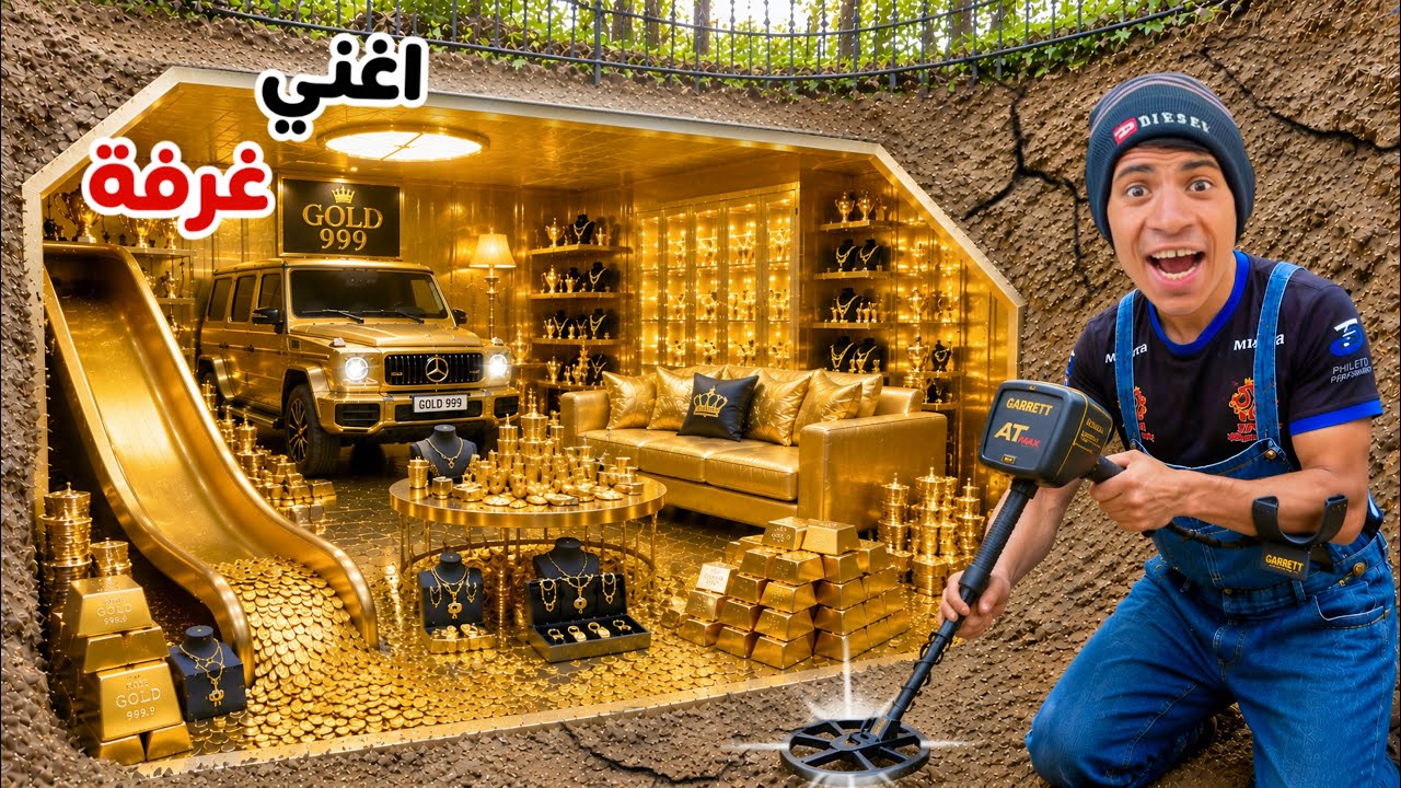لما اخوك الصغير يعثر علي اغني غرفة سرية في الأماكن المهجورة 🏚️😂| علاء حسين 