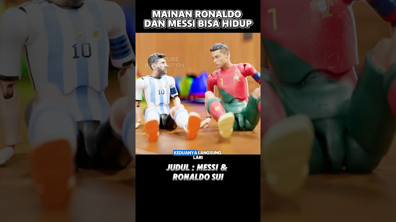 Mainan Ronaldo dan Messi bisa hidup